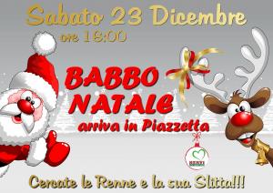 BABBO NATALE IN PIAZZETTA